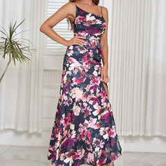 Meredith Sleeveless Floral Maxi Dress