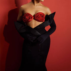 Nicole Rose Bustier Maxi Dress