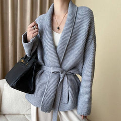 Paulina Self-Tie Wrap Cardigan