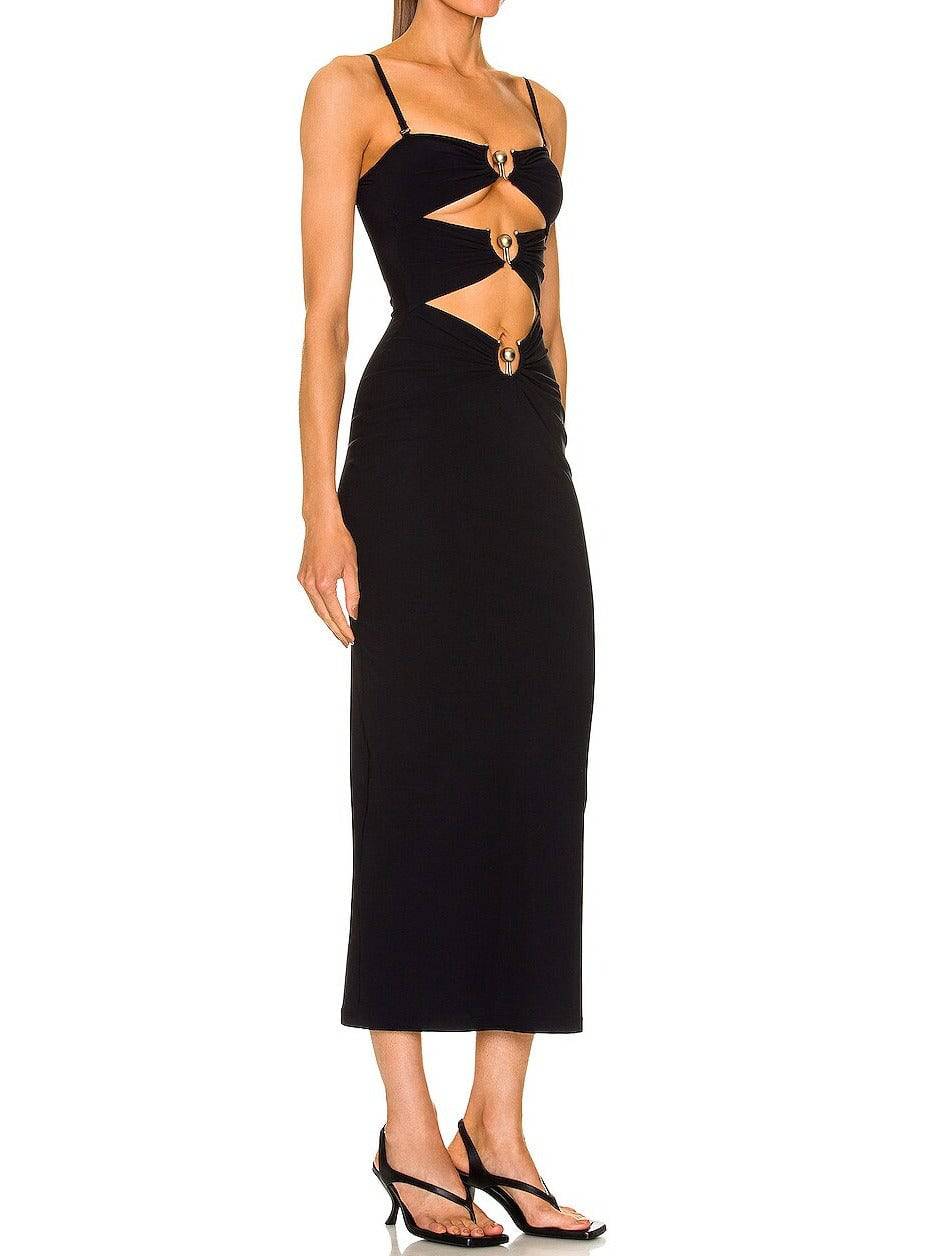 Andrea Pierced Orbit Column Dress