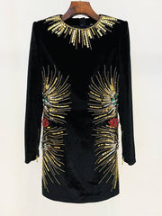 Emmalynn Embroidered with Pearls and Sequins