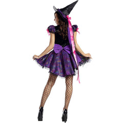 Isabela Purple Web Witch Costume