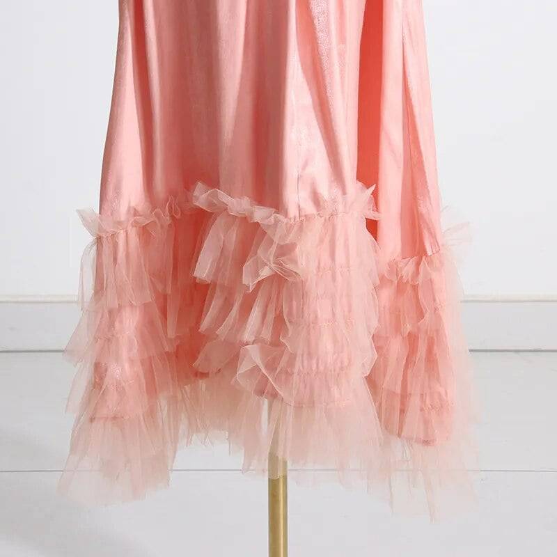 Kai Flowy Satin Dress