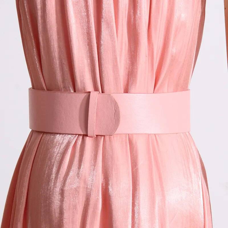 Kai Flowy Satin Dress