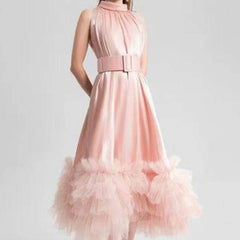 Kai Flowy Satin Dress