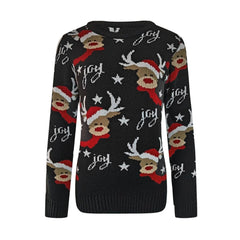 Reign Joy and Reindeer Design Knitted Sweater