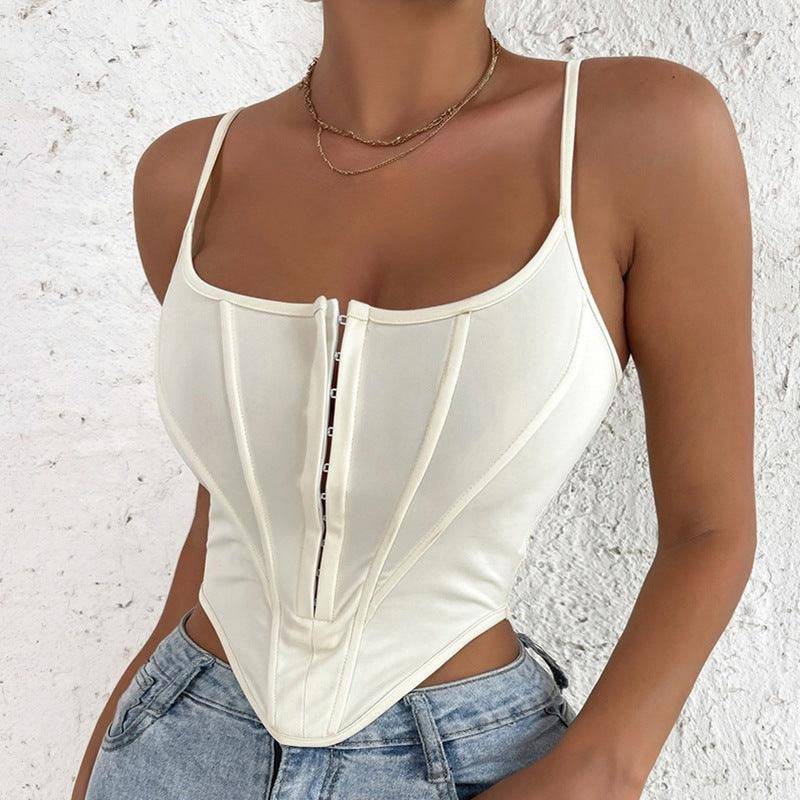 Alice Strappy Asymmetrical Hem Cami Shapewear Top