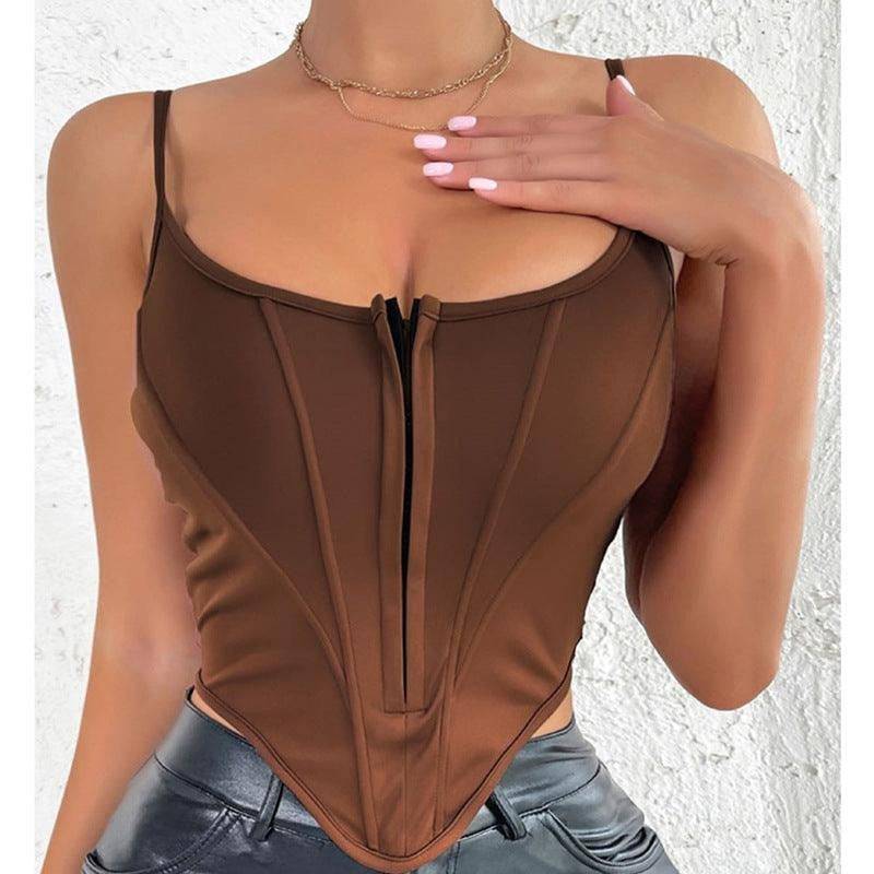 Alice Strappy Asymmetrical Hem Cami Shapewear Top