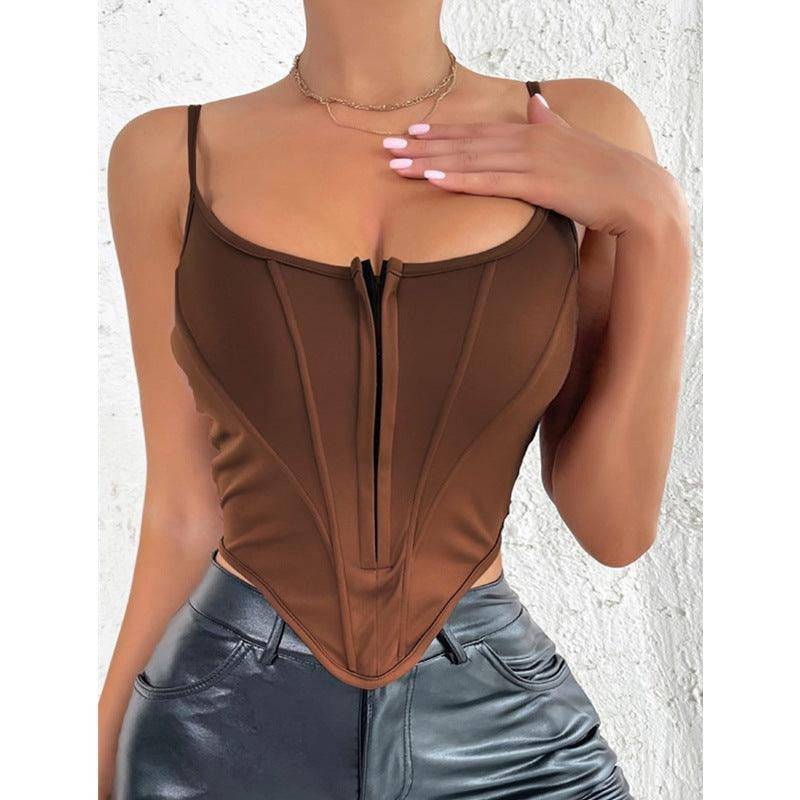 Alice Strappy Asymmetrical Hem Cami Shapewear Top