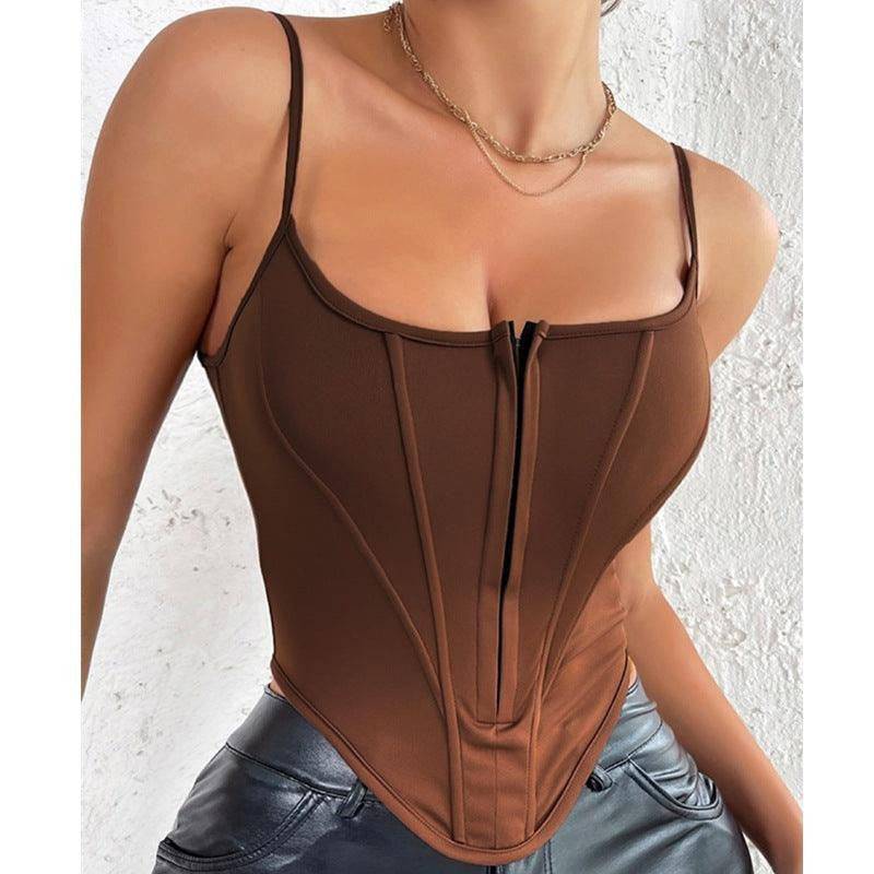 Alice Strappy Asymmetrical Hem Cami Shapewear Top