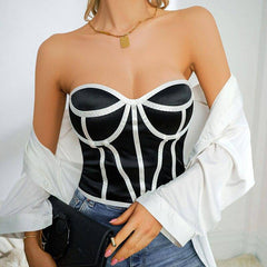 Linda Steel Edge Strap Corset Top