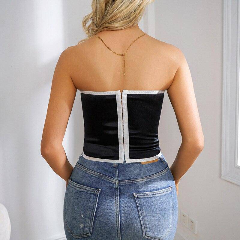 Linda Steel Edge Strap Corset Top