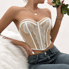 Molly Sweetheart Bustier Cropped Top