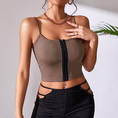 Rebecca Sleeveless Knit Rib Cami Top
