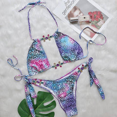 Hannah Allover Leopard Print Two-piece Swimsuit