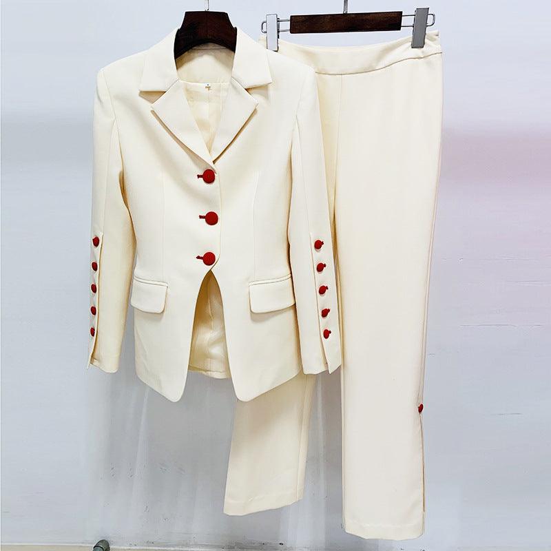Alicia Single Blazer & Pants Set