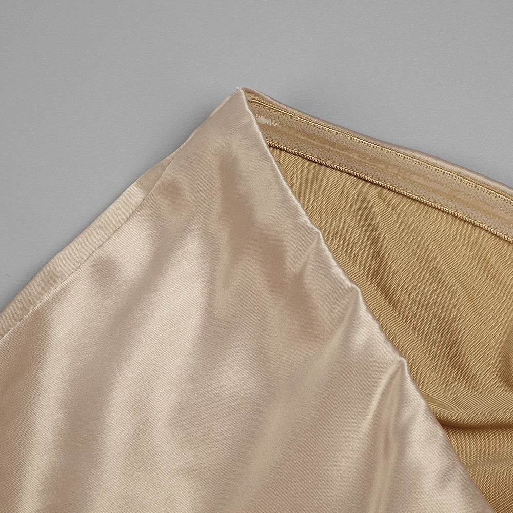 Ayla Satin Strapless Mermaid Dress