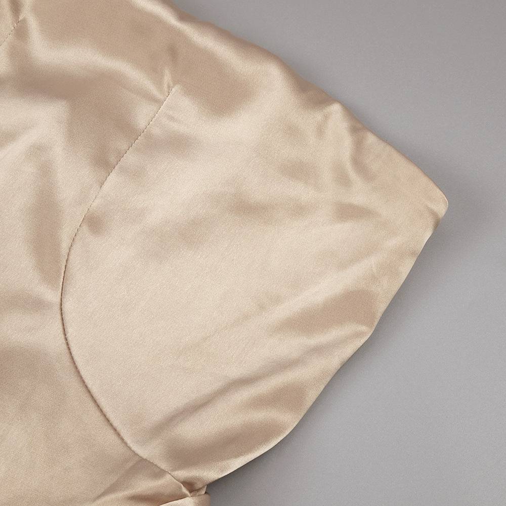 Ayla Satin Strapless Mermaid Dress