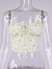 Jessamine Floral Spaghetti Strap Top