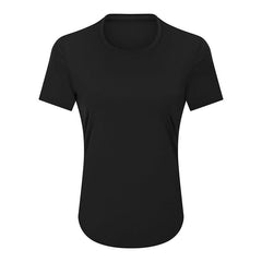 Karli Solid Round Neck Sports Shirt