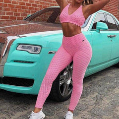 Valeria Textured Sports Set