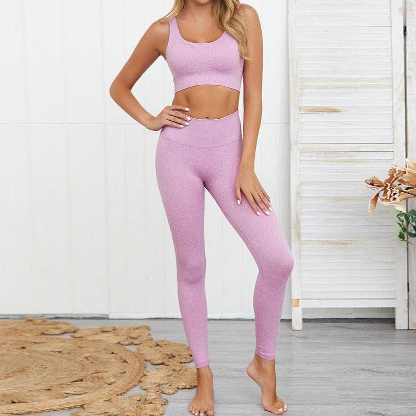Johanna Solid Seamless Sports Set