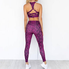 Nayeli Snakeskin Sports Set