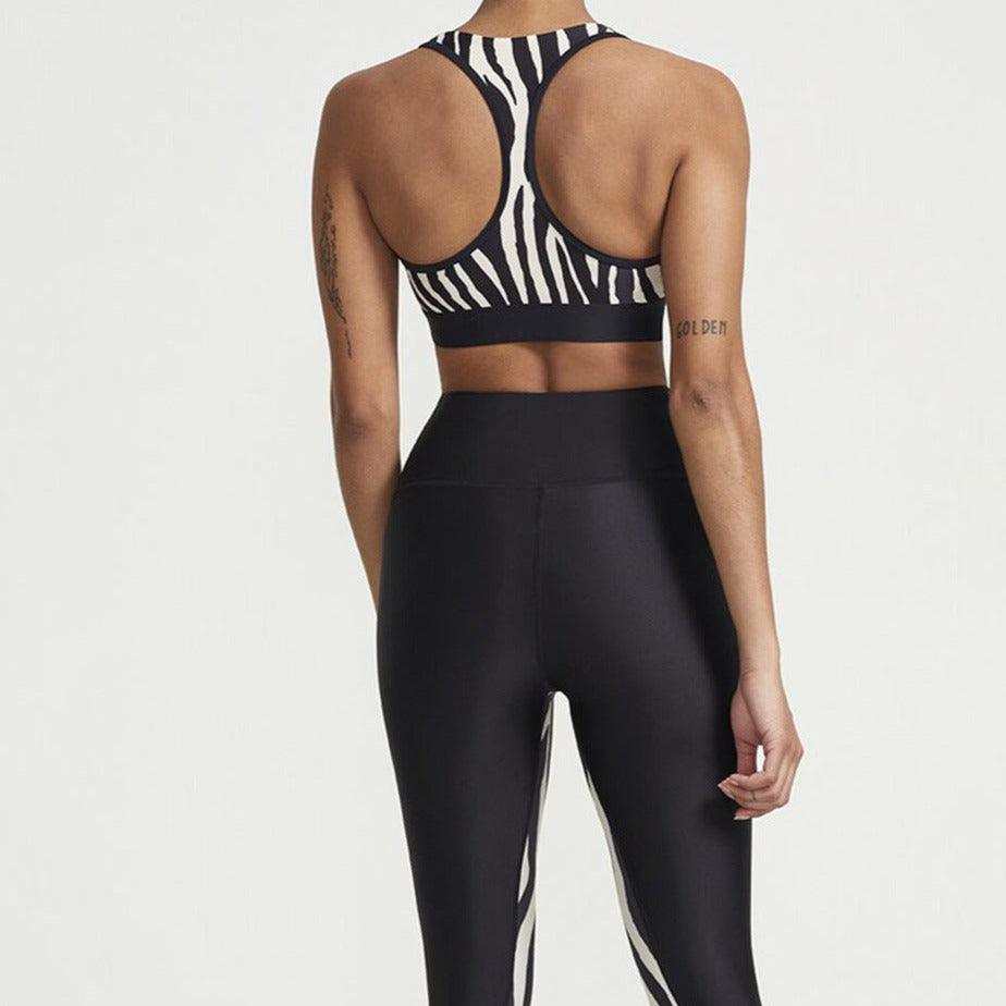 Valerie Zebra Stripe Sports Set