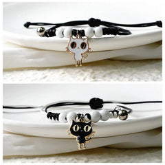 Cynthia Cat Beaded Adjustable Bracelet