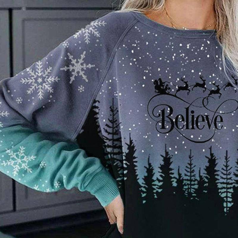 Lexi Snowflake Print Pullover