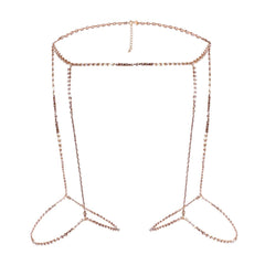 Lottie Crystal Link Waist Leg Body Chain Accessory