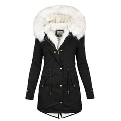 Hannah Solid Winter Trench Coat