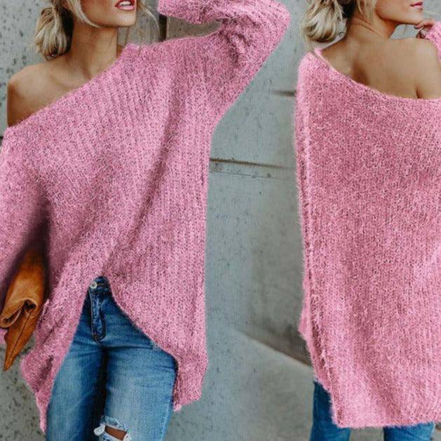 Salma Asymmetric Knitted Sweater