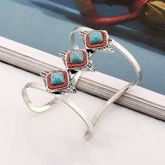 Desirae Adjustable Vintage Embellished Irregular Bracelet