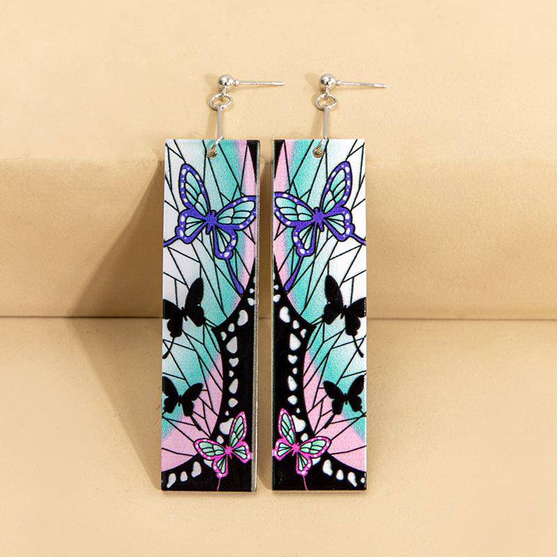 Jaye Kimetsu no Yaiba Butterfly Earrings