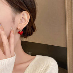 Darcey Huggie Heart Earrings