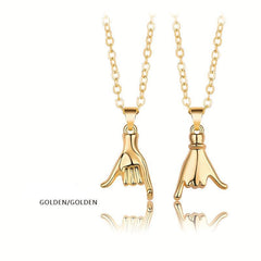 Alysha Hook Couple Pendant Necklace