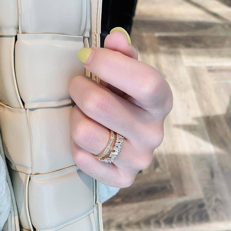 Randi Gold Double Opening Ring