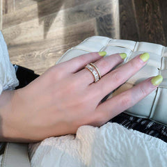 Randi Gold Double Opening Ring