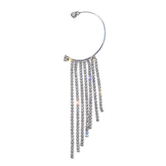 Hildred  Tassel Rhinestone Earrings