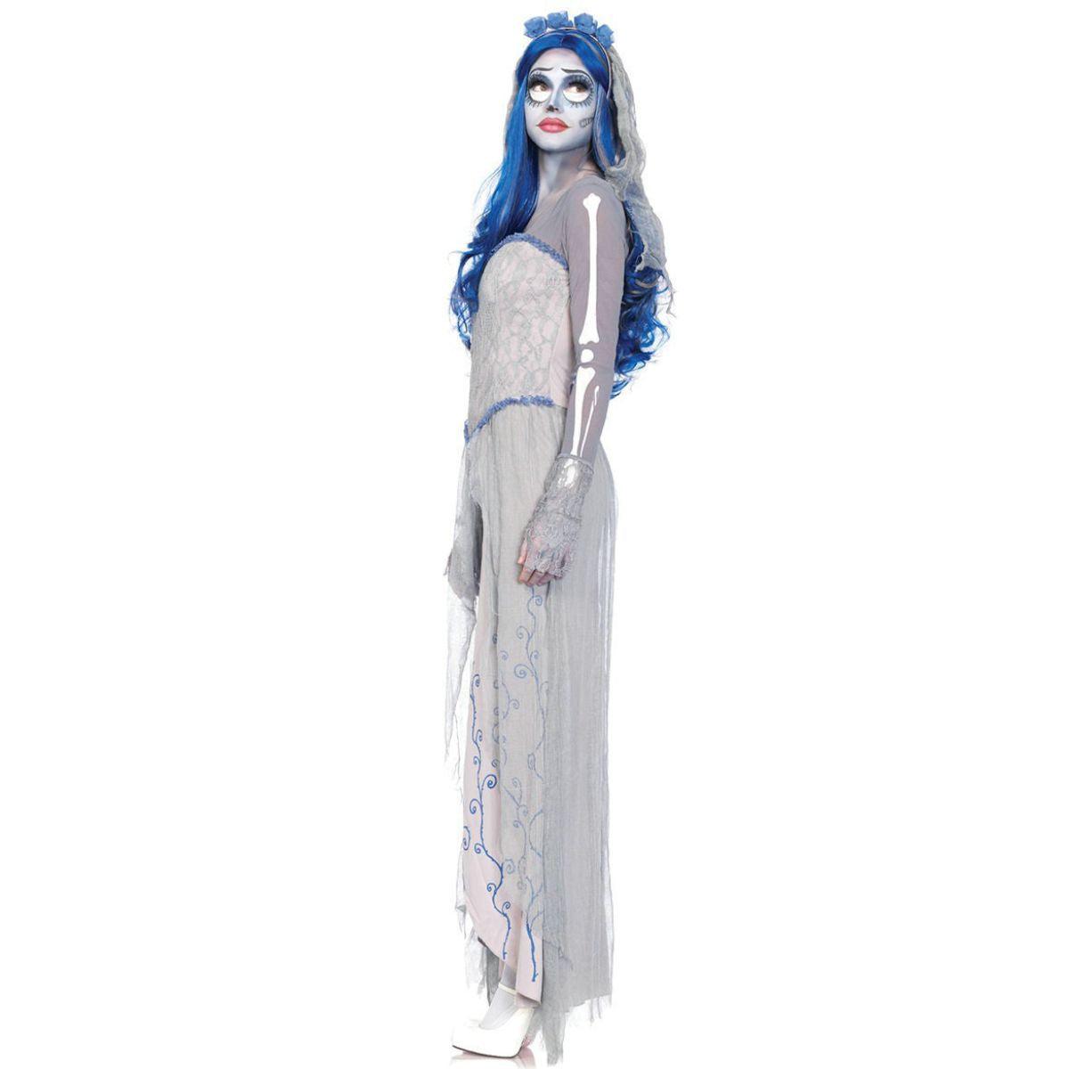 Adriana Solid Mesh Halloween Maxi Dress