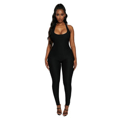 Kloe Solid Textured Jumpsuit