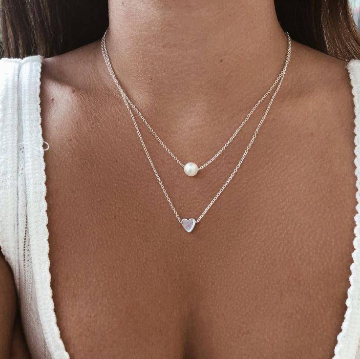 Reba 3-pieces Thin Chain Necklace Set