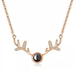 Daphne Projection Pendant Necklace