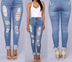 Cassandra Skinny Ripped Jeans