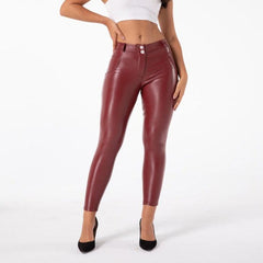 Anahi Fit Leather Pants