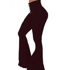 Meredith Solid Flare Pants