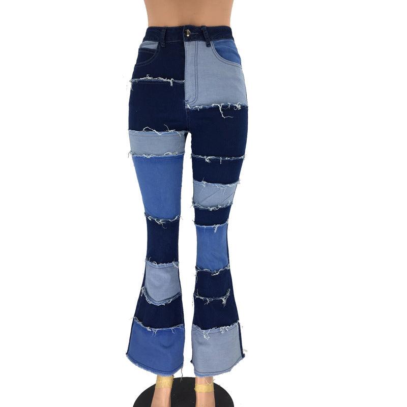 Taryn Patchwork Denim Jeans