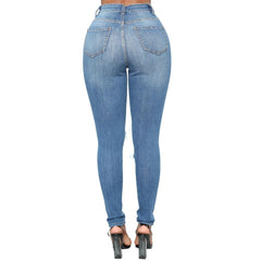 Saniya Tattered High Waist Denim Jeans