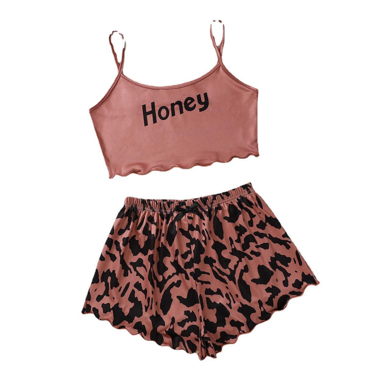 Lindsey Printed Cami Top & Mini Shorts Set